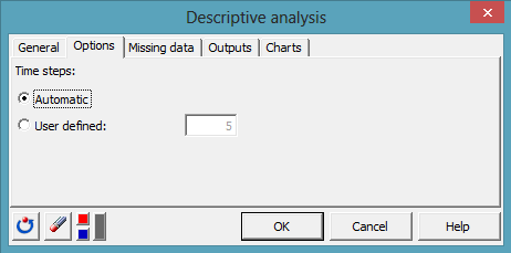 time series dialog box 2