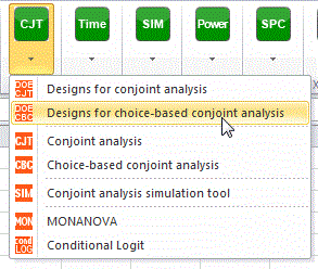 designs choice-based conjoint analysis
