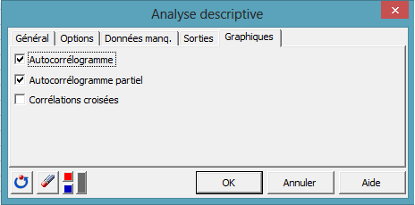 time series dialog box 4