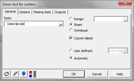 dixon test dialog box general dixon test dialog box general