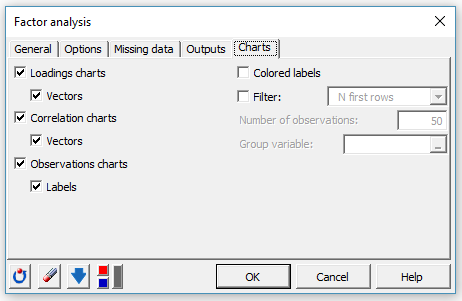 Setting up a factor analysis in XLSTAT (4)