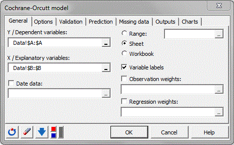 DonnÃ©es Cochrane-Orcutt
