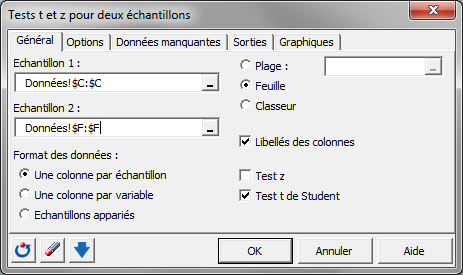 F-test using XLSTAT - Statistics Excel