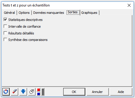 Paramétrer un test t pour un échantillon avec XLSTAT Paramétrer un test t pour un échantillon avec XLSTAT