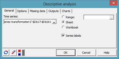 time series desc dialog box 5
