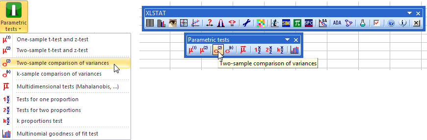 F-test using XLSTAT - Statistical Analysis Software