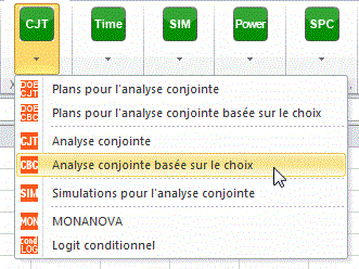 CJT analyse conjointe basée sur le choix CJT analyse conjointe basée sur le choix