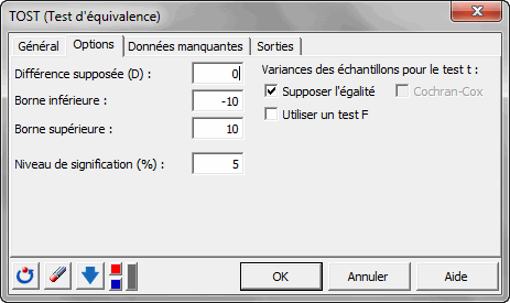 boite dialogue options tost boite dialogue options tost