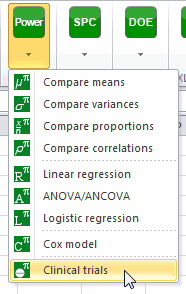 menu sample clinical trial