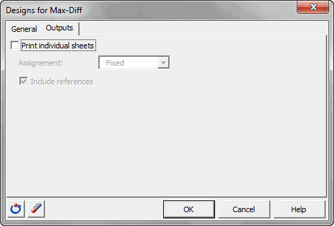 dialog box design MaxDiff